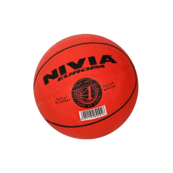 Nivia Basketball Europa Red Madhukar Sports