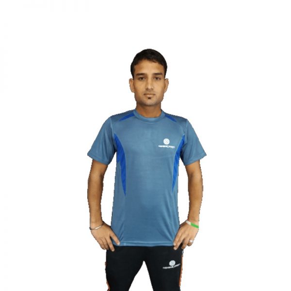 T Shirts Dark Grey Royal Madhukar Sports Front 500x500