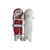 Batting Leg Guard Club - White/Red Senior