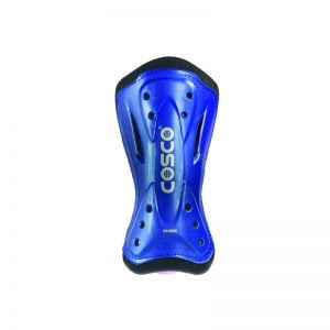 Cosco Football Shin Guard Kicker Royal Blue Madhukar Sports