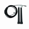 MSPL Adjustable Speed Skipping Rope Black Color