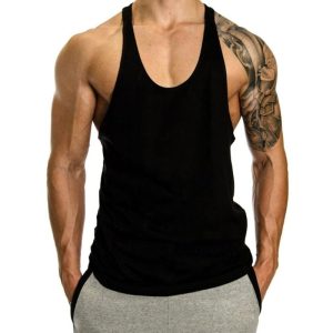 Men's Gym Vest Black and Navy