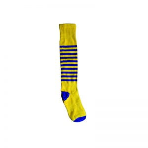 Football Stocking Yellow Royal Blue Meskart