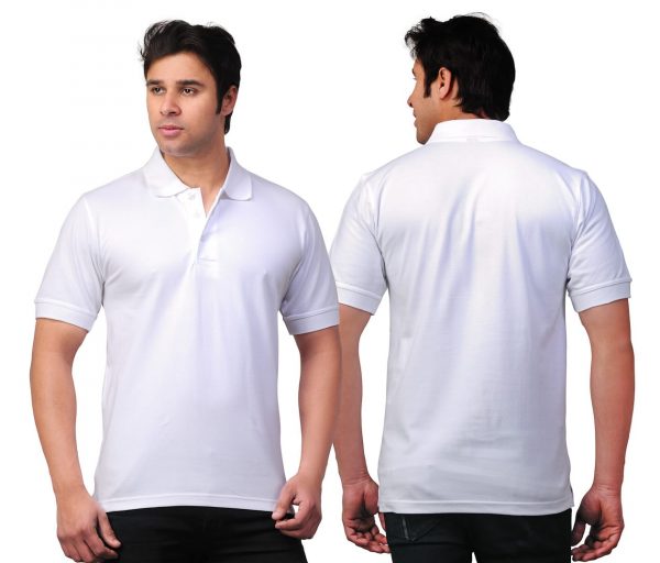 Scott Pure White Polo T Shirts