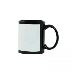 Black Patch Sublimation Coffee Mug 1